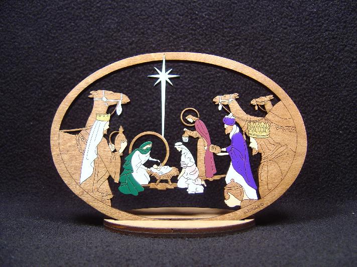 Small Camel Nativity With Stand